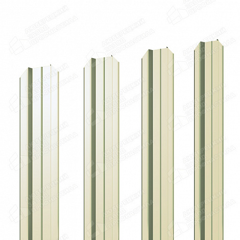 Штакетник Barrera 80 мм (прямое окончание) 0,45мм RAL 1014