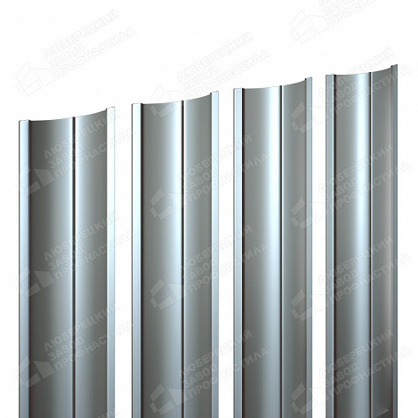 Штакетник Barrera Grande 128 мм  (прямой) 0,4мм RAL 8017
