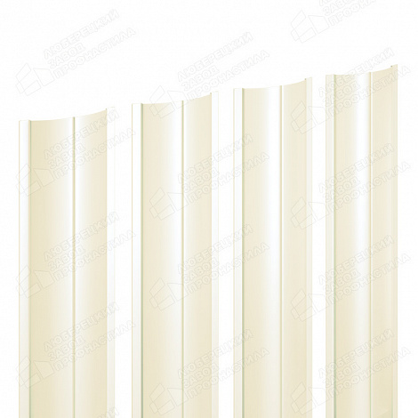 Штакетник Barrera Grande 128 мм  (прямой) 0,5мм RAL 1015