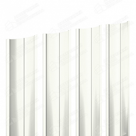 Штакетник Barrera Grande 128 мм  (прямой) 0,5мм RAL 9010