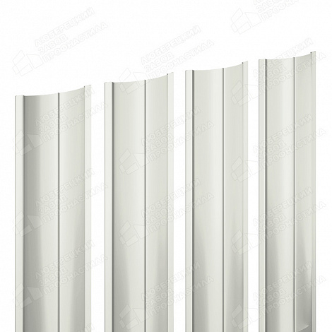 Штакетник Barrera Grande 128 мм  (прямой) 0,4мм RAL 9002