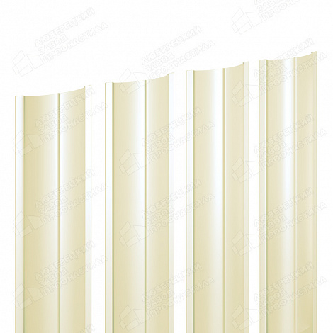 Штакетник Barrera Grande 128 мм  (прямой) 0,4мм RAL 1014