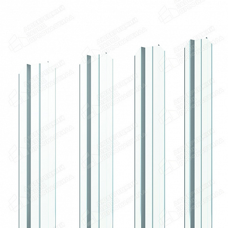 Штакетник Barrera 80 мм (прямое окончание) 0,4мм RAL 9003