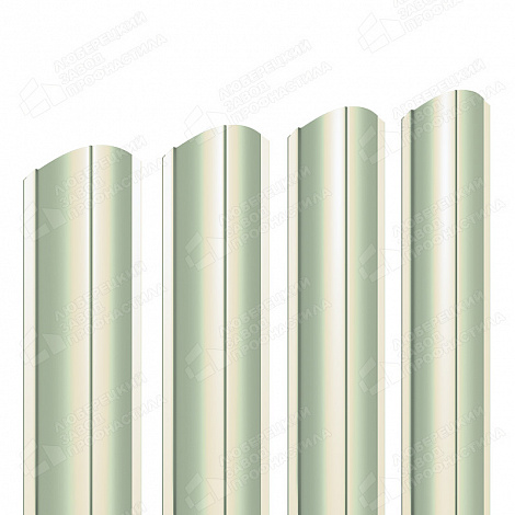 Штакетник Barrera Grande 128 мм 0,5мм (полукруг) RAL 1015
