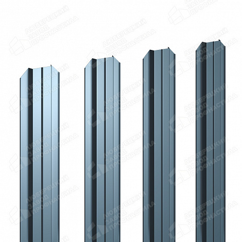 Штакетник Barrera 80 мм (прямое окончание) 0,45мм RAL 7024