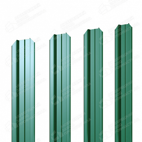 Штакетник Barrera 80 мм (прямое окончание) 0,5мм RAL 6002