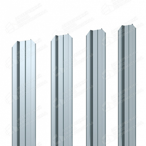 Штакетник Barrera 80 мм (прямое окончание) 0,4мм RAL 7004