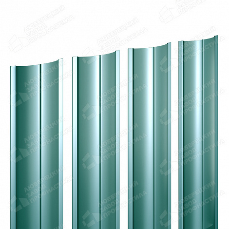 Штакетник Barrera Grande 128 мм  (прямой) 0,5мм RAL 6005