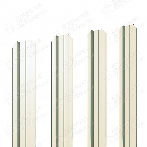Штакетник Barrera 80 мм (прямое окончание) 0,5мм RAL 1015
